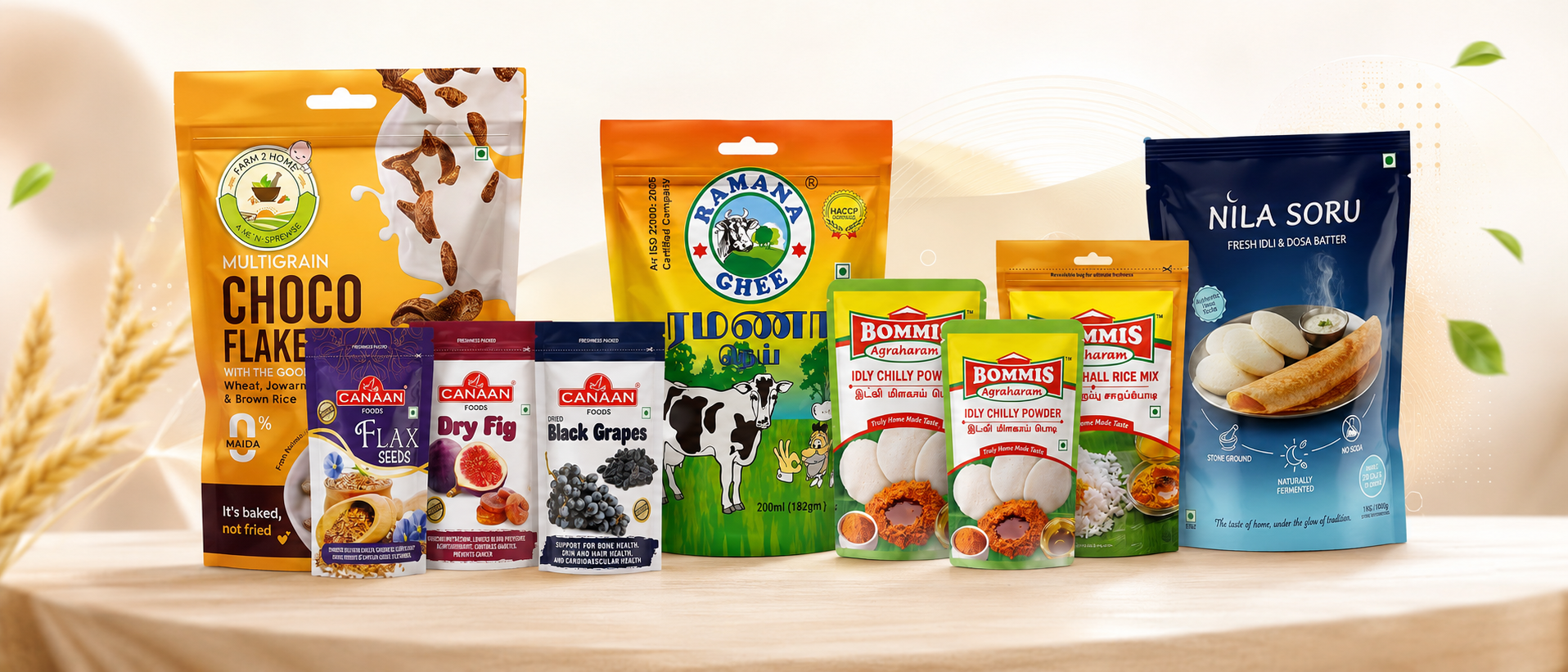 Packaging showcase banner two